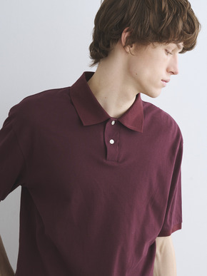Men's sanded jersey pique polo 詳細画像