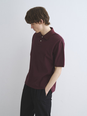Men's sanded jersey pique polo 詳細画像