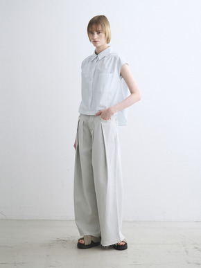 Mini stripe french shirt 詳細画像