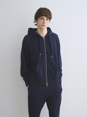 Men's soft classic terry zip hoody 詳細画像
