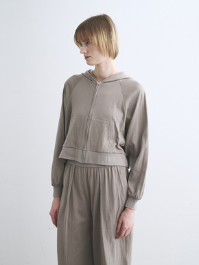 Smile double cotton zip up hoody 詳細画像