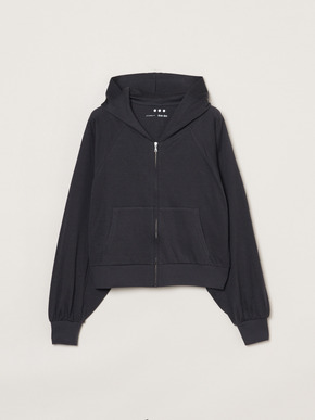 Smile double cotton zip up hoody 詳細画像