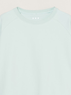 Double-knit supima cropped tee 詳細画像