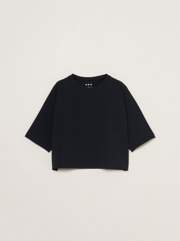 Double-knit supima cropped tee