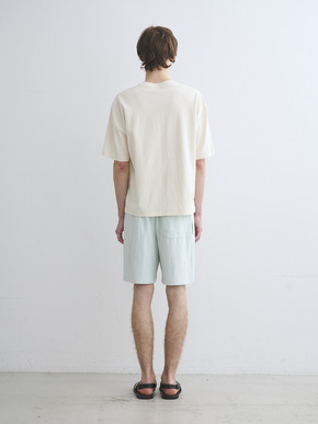 Men's double-knit supima s/s T 詳細画像