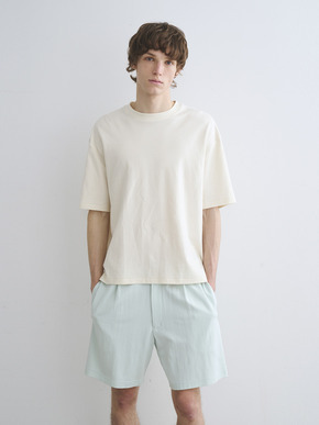 Men's double-knit supima s/s T 詳細画像