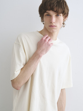 Men's double-knit supima s/s T 詳細画像