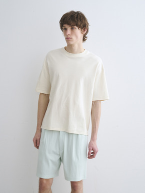 Men's double-knit supima s/s T 詳細画像