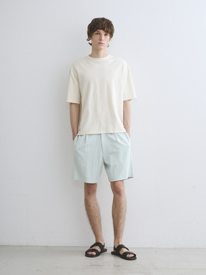 Men's double-knit supima s/s T 詳細画像