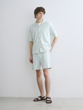 Men's double-knit supima short pants 詳細画像