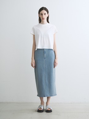 Denim pensil skirt 詳細画像