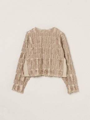 Bright cotton fringe jacket 詳細画像