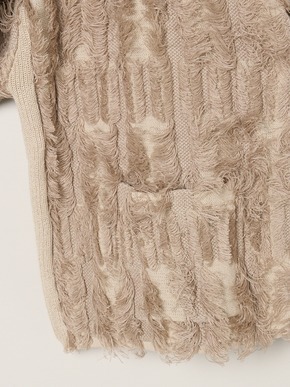 Bright cotton fringe jacket 詳細画像