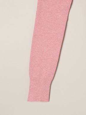 Cotton melange l/s crew cardigan 詳細画像