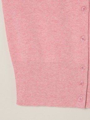 Cotton melange l/s crew cardigan 詳細画像