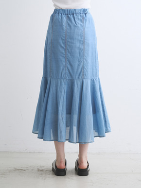 Sheer denim skirt 詳細画像