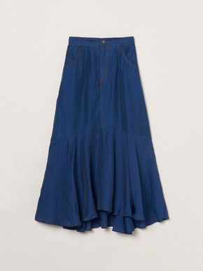 Sheer denim skirt 詳細画像