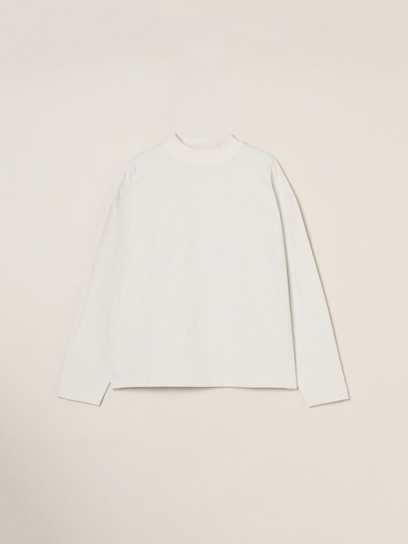 Men's heavy weight l/s mock neck