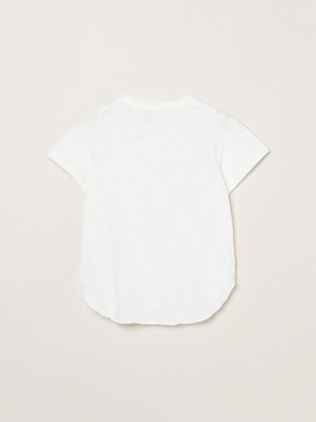 Organic slub crew neck 詳細画像