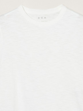 Organic slub crew neck 詳細画像