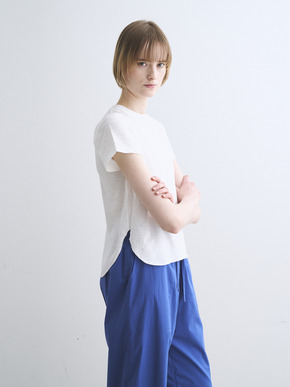 Organic slub crew neck 詳細画像