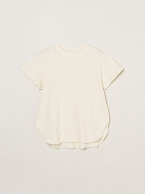 Organic slub crew neck 詳細画像