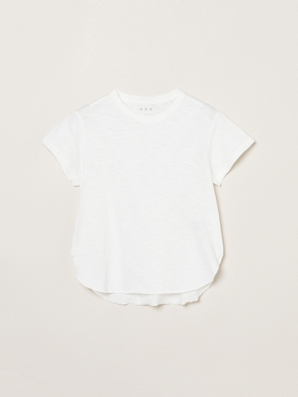 Organic slub crew neck