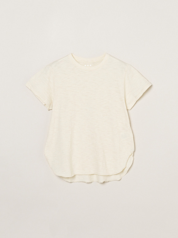 Organic slub crew neck