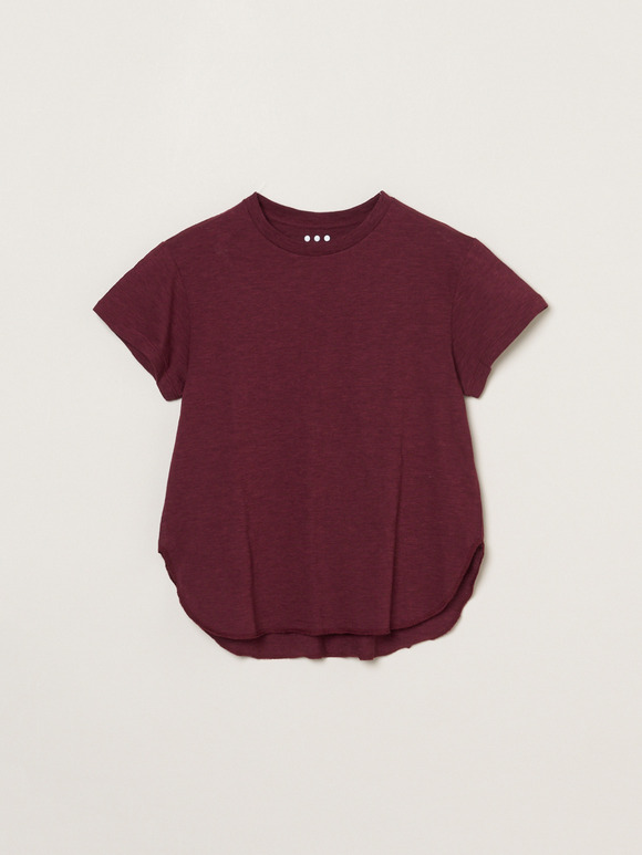 Organic slub crew neck