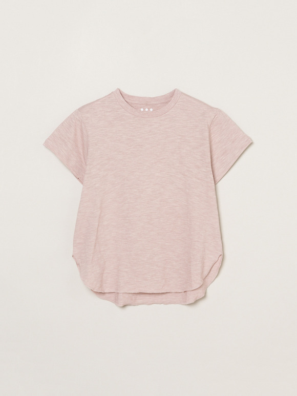 Organic slub crew neck