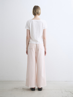 Organic slub v neck 詳細画像