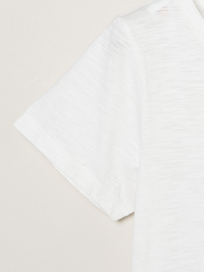 Organic slub v neck 詳細画像