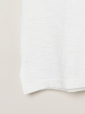 Organic slub v neck 詳細画像