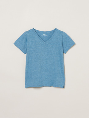 Organic slub v neck 詳細画像