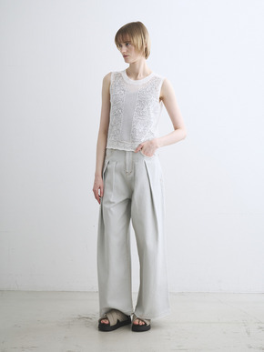 Panama lace 2way tank 詳細画像