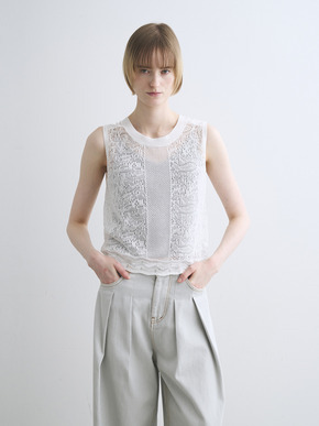 Panama lace 2way tank 詳細画像