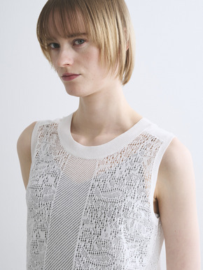 Panama lace 2way tank 詳細画像