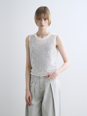 Panama lace 2way tank 詳細画像