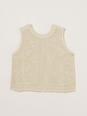 Panama lace 2way tank 詳細画像