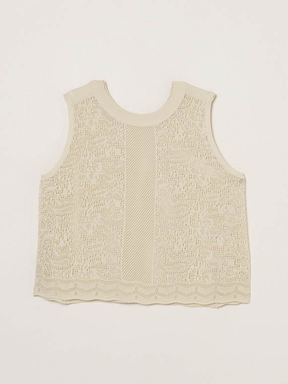 Panama lace 2way tank