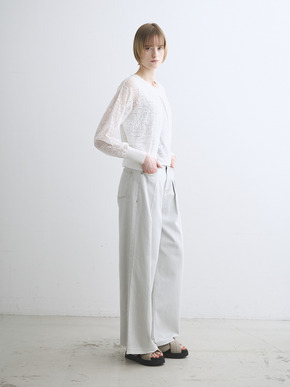 Panama lace 2way cardigan 詳細画像