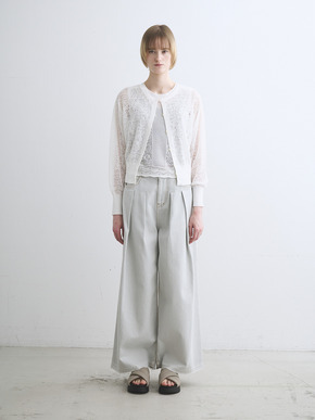 Panama lace 2way cardigan 詳細画像