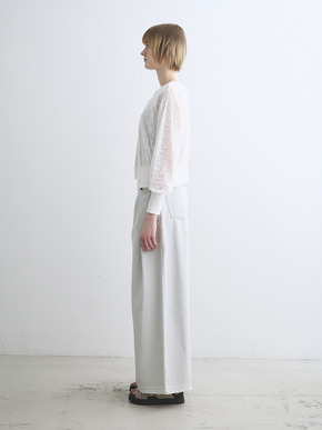 Panama lace 2way cardigan 詳細画像