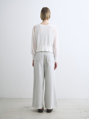 Panama lace 2way cardigan 詳細画像