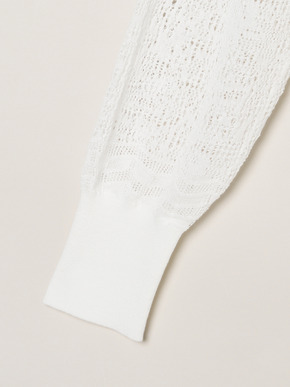 Panama lace 2way cardigan 詳細画像