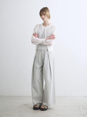 Panama lace 2way cardigan 詳細画像