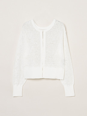 Panama lace 2way cardigan 詳細画像