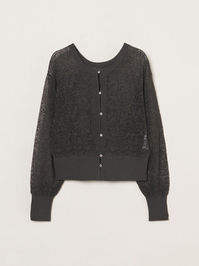 Panama lace 2way cardigan 詳細画像