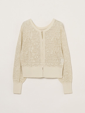 Panama lace 2way cardigan 詳細画像