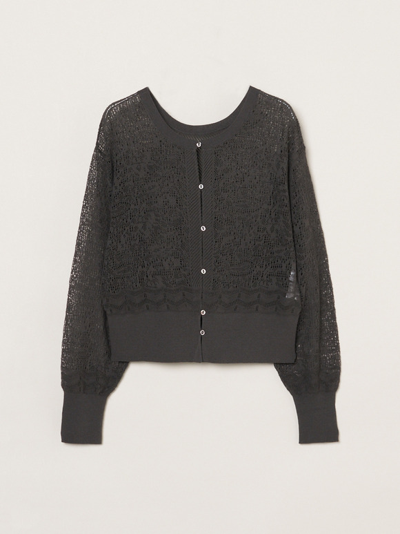 Panama lace 2way cardigan